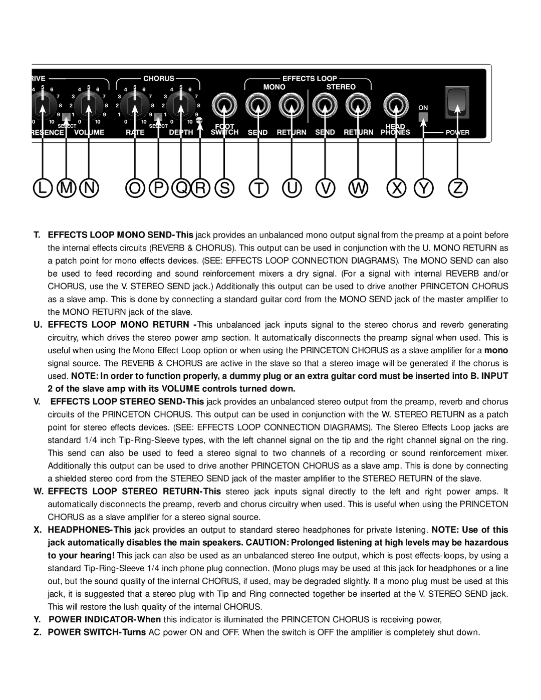 Fender P/N 030780 owner manual 