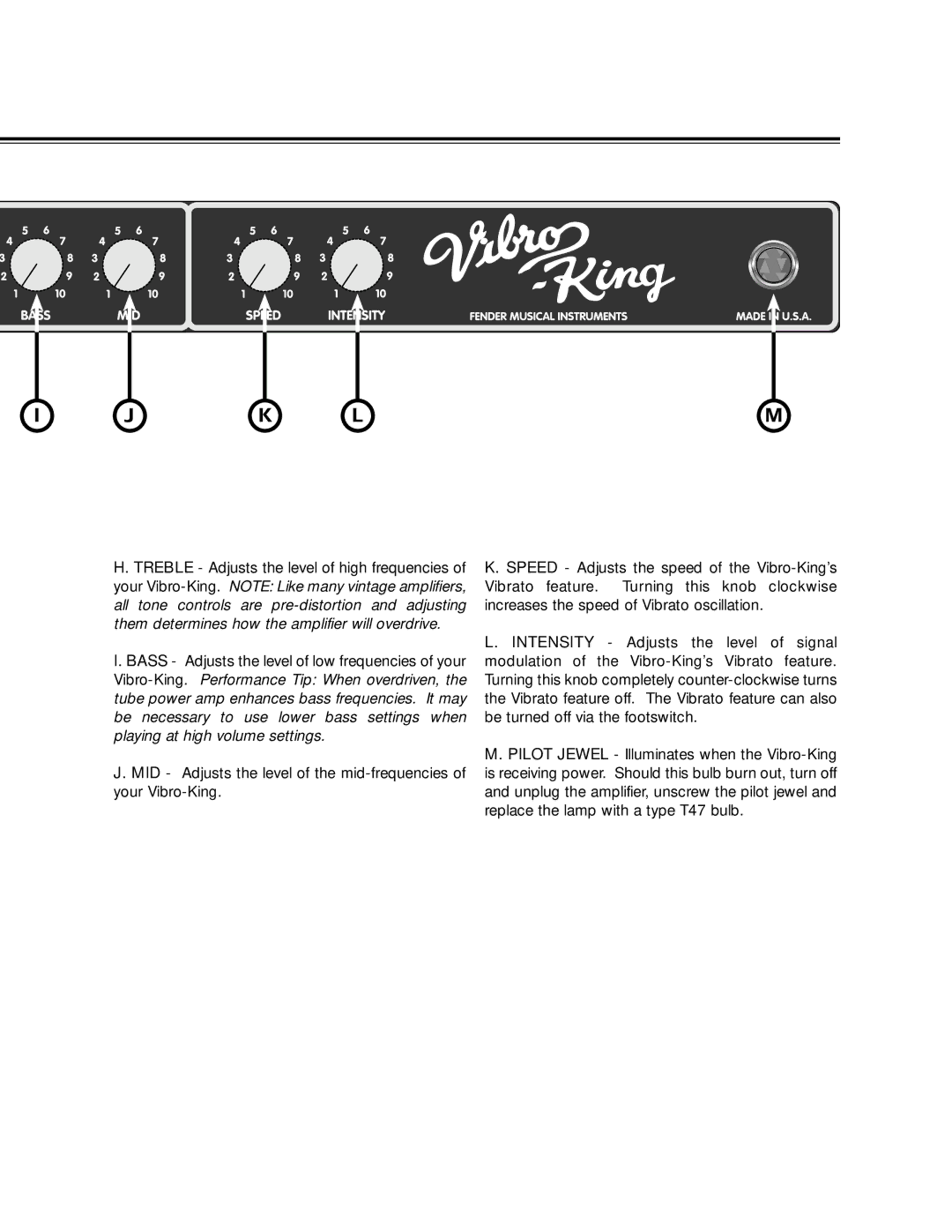 Fender P/N 053493 manual 