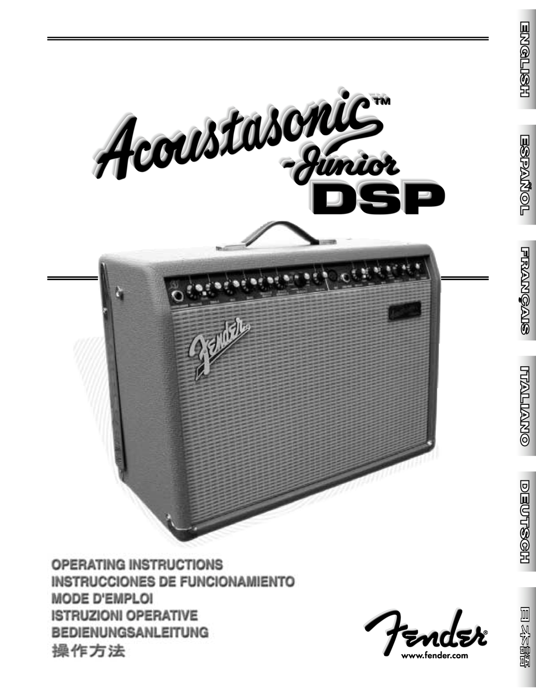 Fender Stereo Amplifier manual 