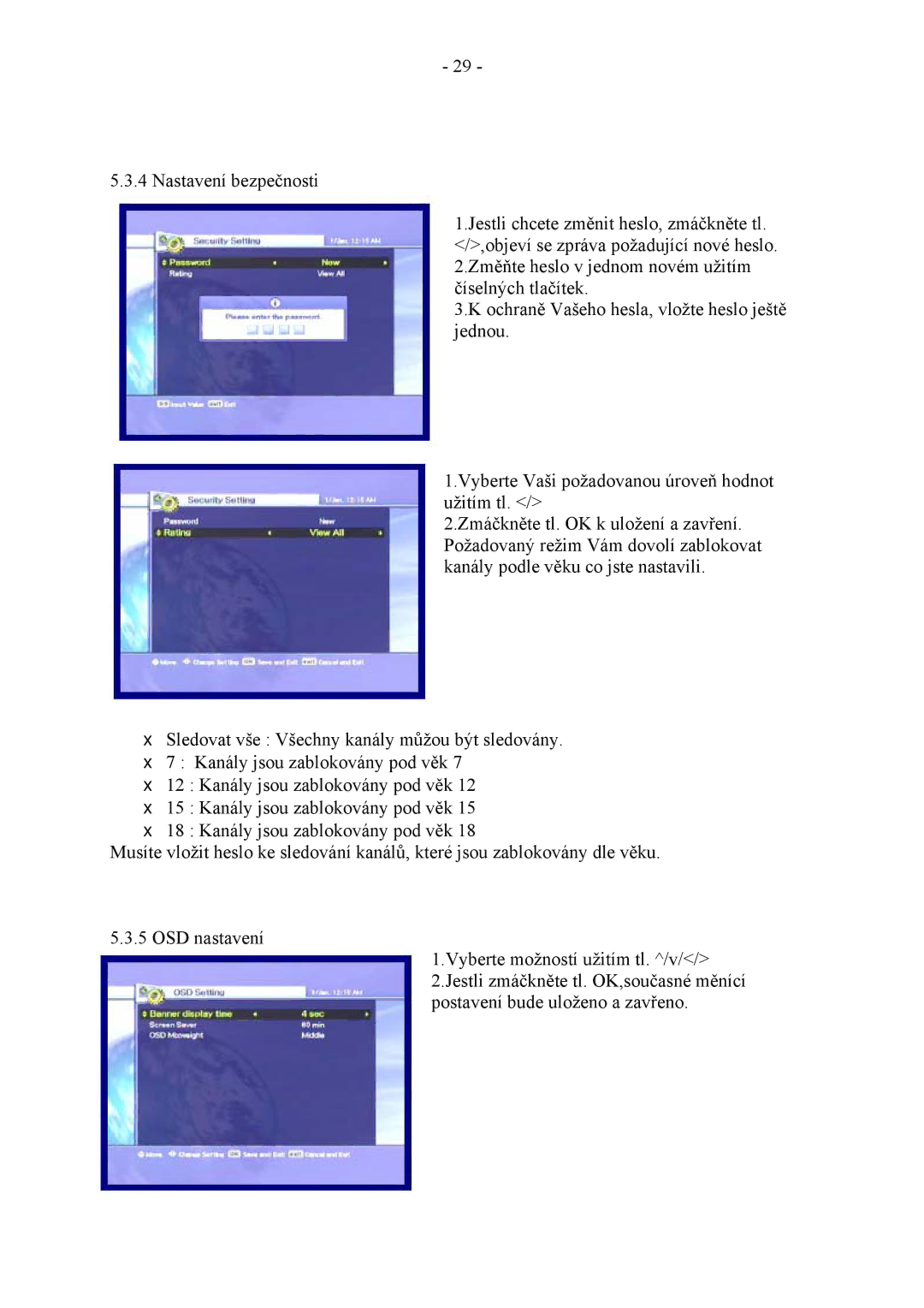 Ferguson HF 8800 HD, HF 8900 HD manual 