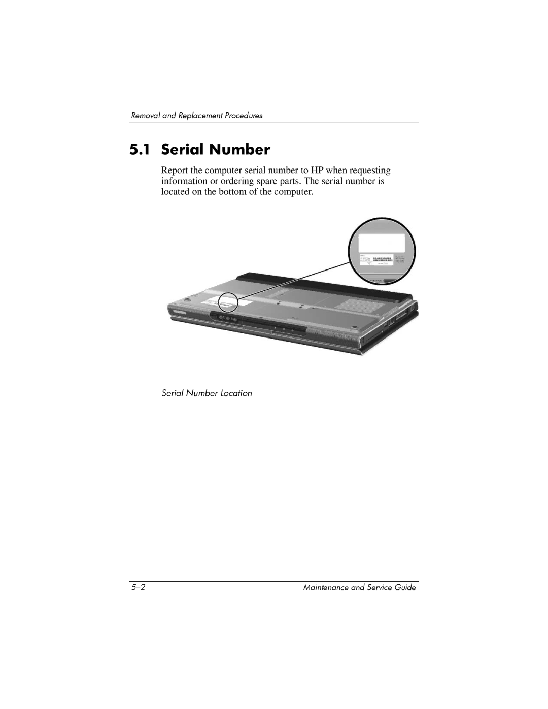 FHP DV1400 manual Serial Number 