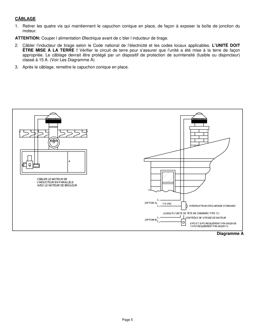 Field Controls TYPE C manual Câblage 