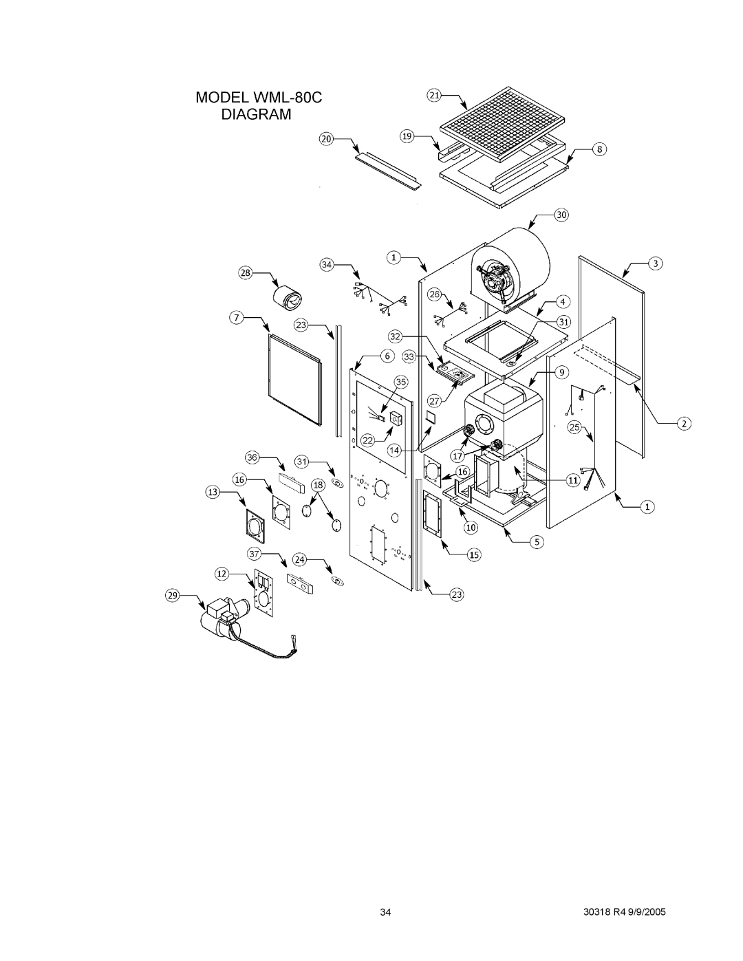 Field Controls WML-C, MPL-B manual 30318 R4 9/9/2005 