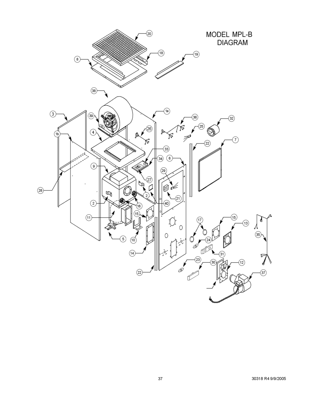 Field Controls MPL-B, WML-C manual 30318 R4 9/9/2005 