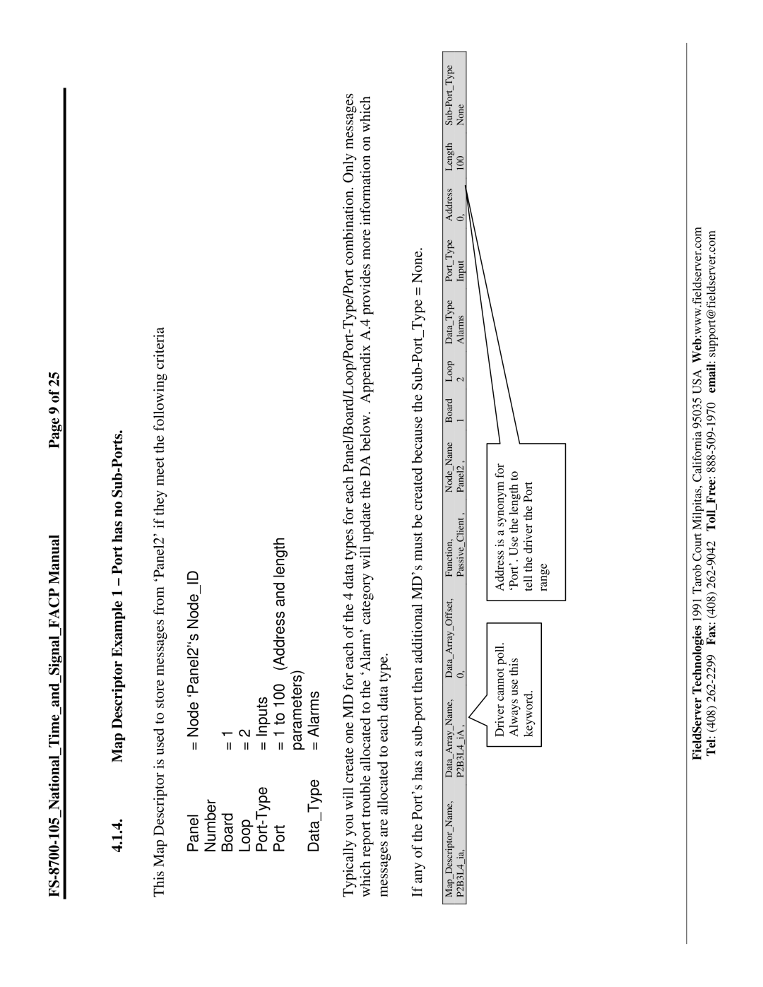 FieldServer FS-8700-105 instruction manual 