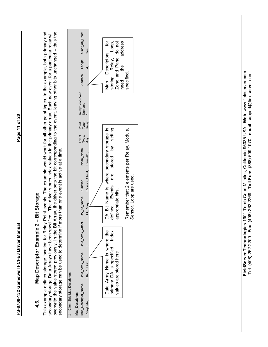 FieldServer FCI E3 Series, FS-8700-132 instruction manual Darelay 