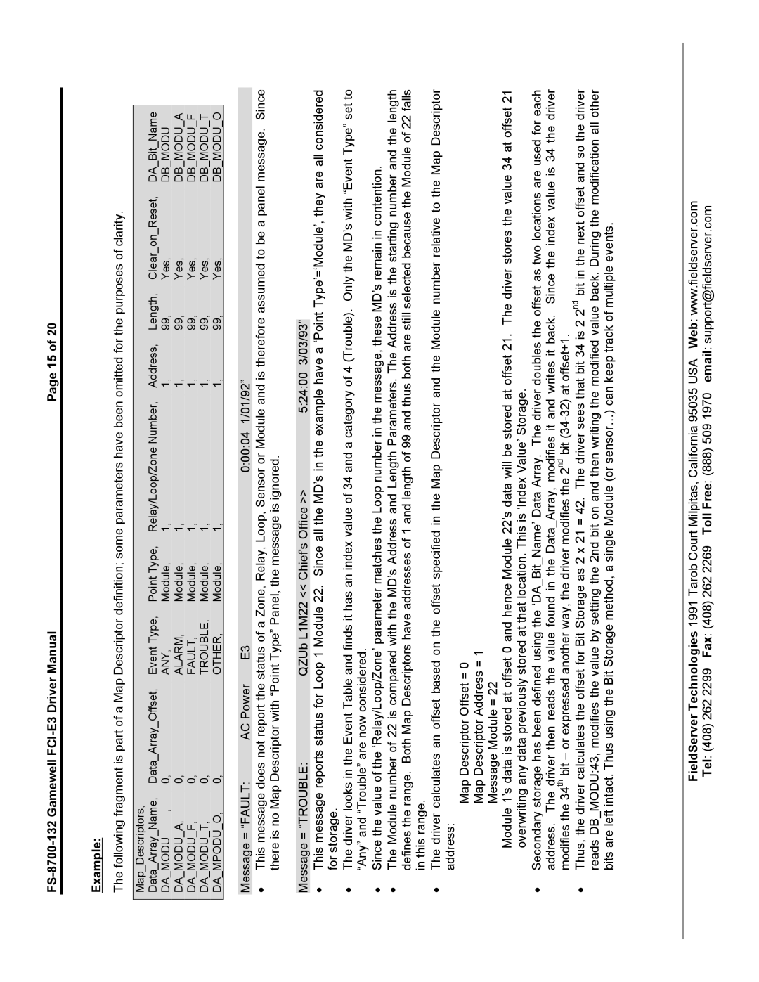 FieldServer FCI E3 Series, FS-8700-132 instruction manual Damodu ANY 