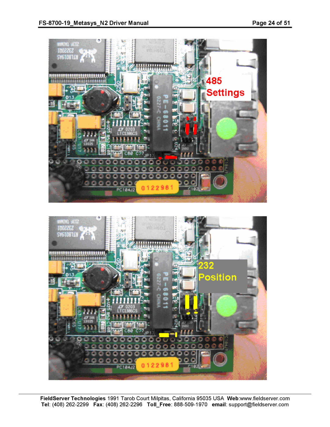 FieldServer instruction manual FS-8700-19MetasysN2 Driver Manual 