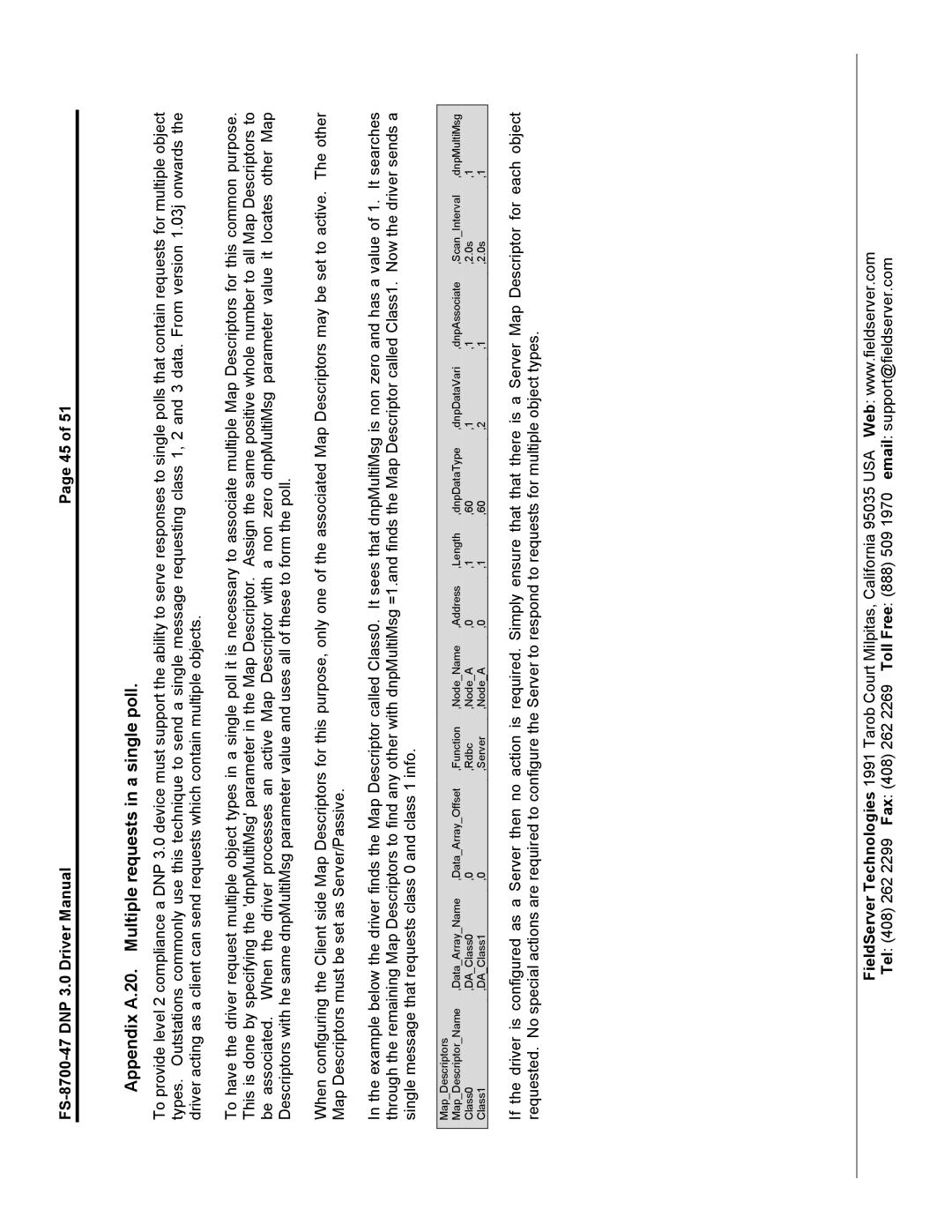 FieldServer FS-8700-47 instruction manual Appendix A.20. Multiple requests in a single poll 