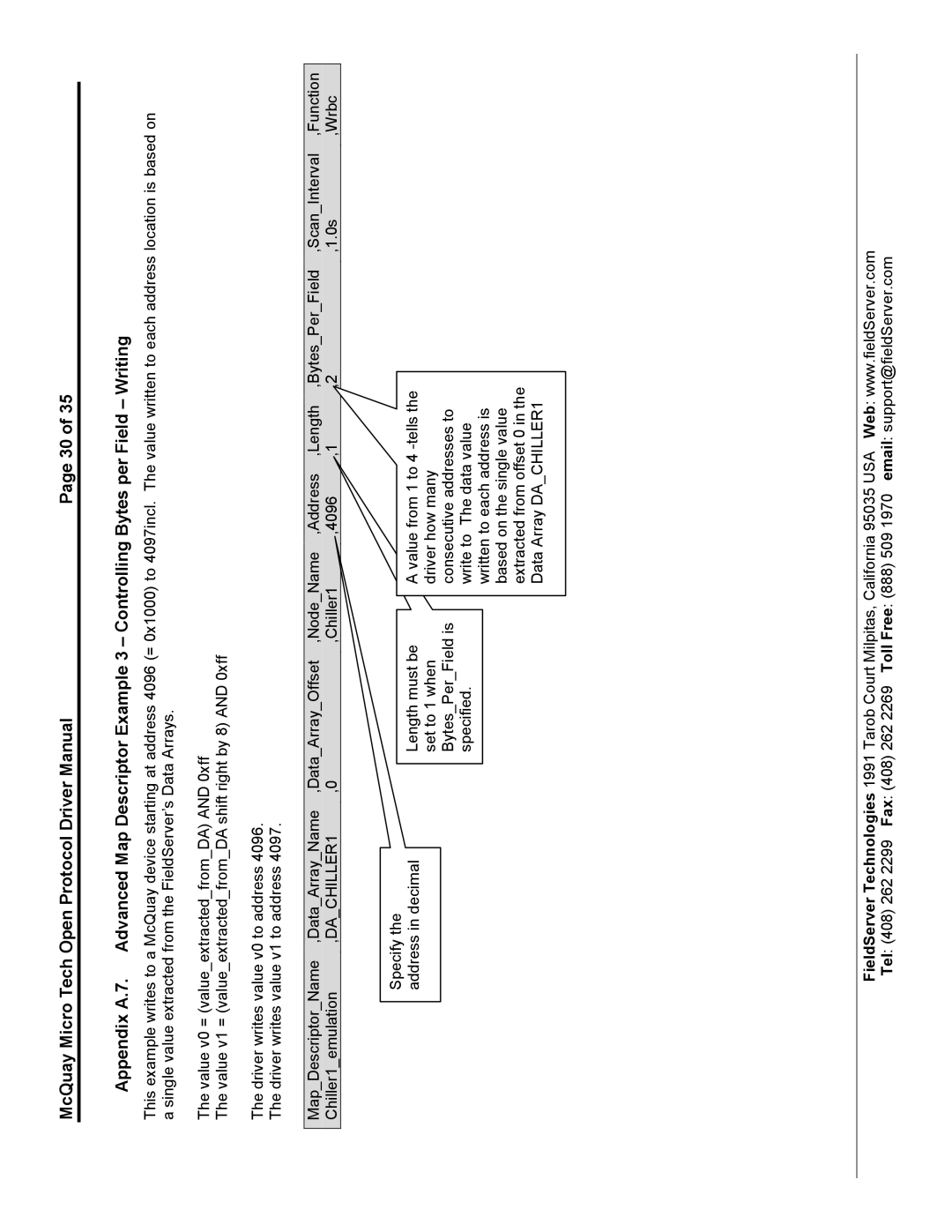 FieldServer FS-8700-80 instruction manual DACHILLER1 