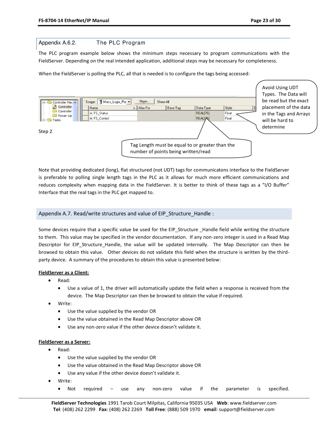 FieldServer FS-8704-14 instruction manual FieldServer as a Client 