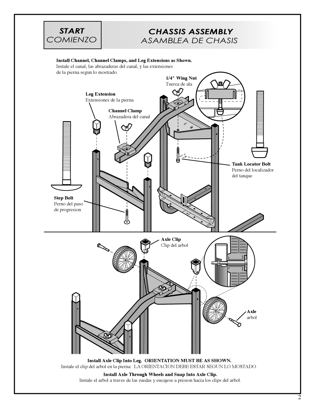 Fiesta EZA24025-B309 manual Start Chassis Assembly 