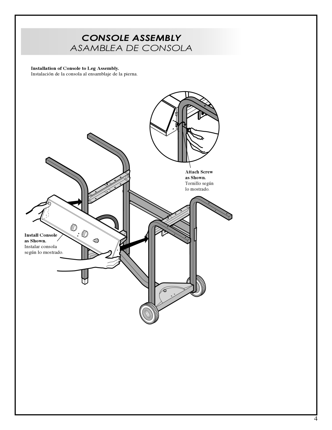 Fiesta EZA24025-B309 manual Console Assembly 