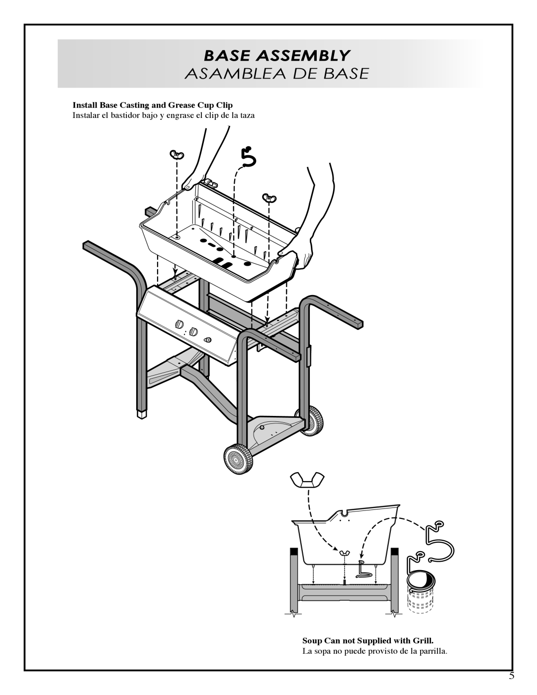 Fiesta EZA24025-B309 manual Base Assembly, Asamblea DE Base 