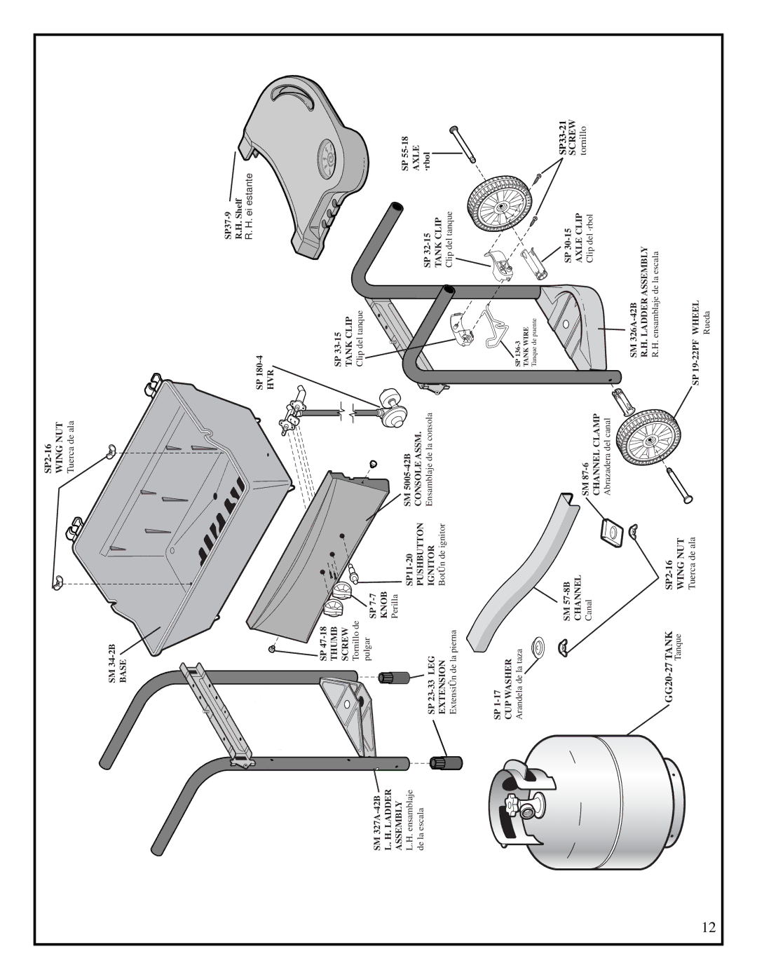 Fiesta EZH34535-B309 manual Eiestante 