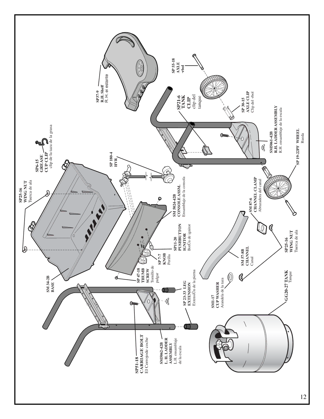 Fiesta EZT34535-B301 manual Carriagebolt 