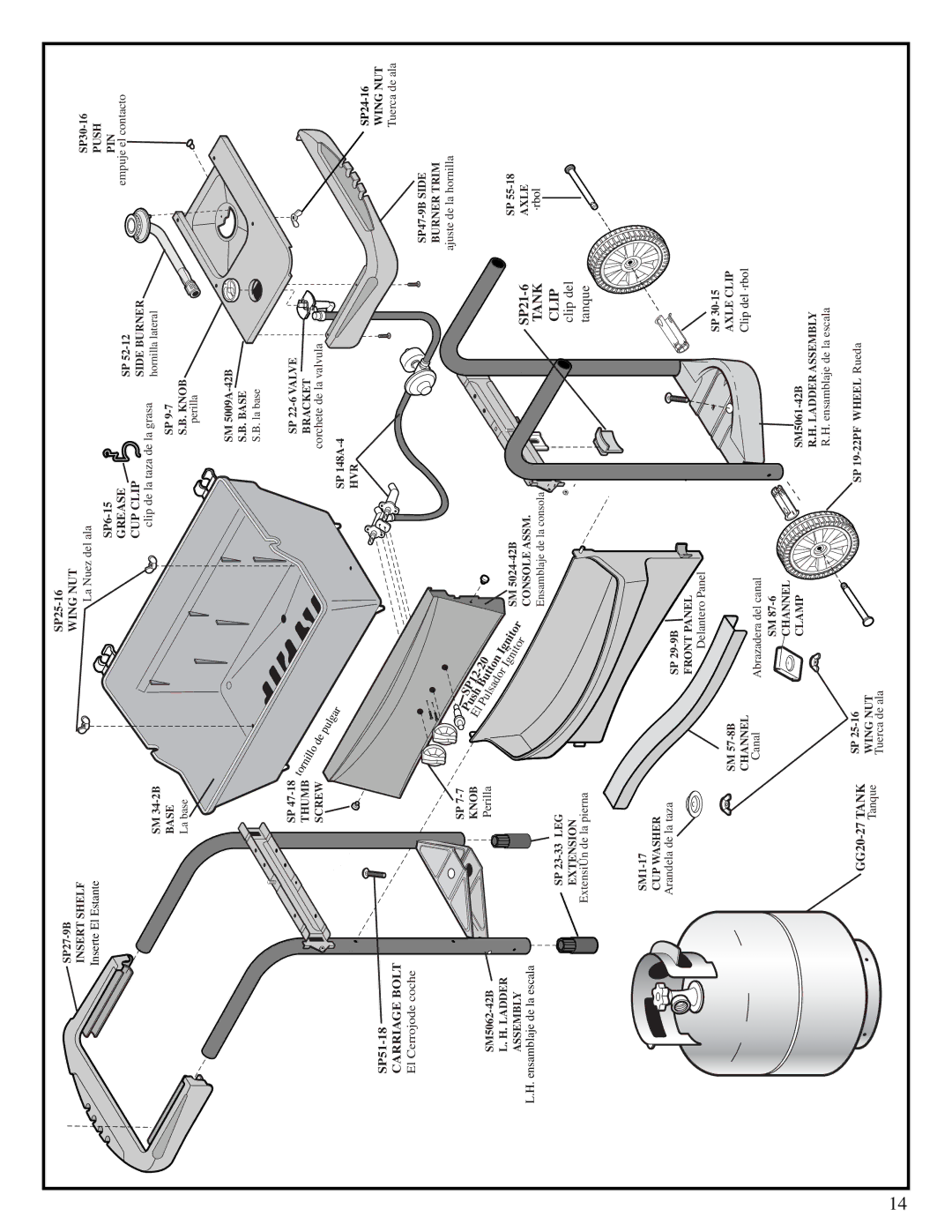 Fiesta EZT34545-B304 manual Tank Clip 