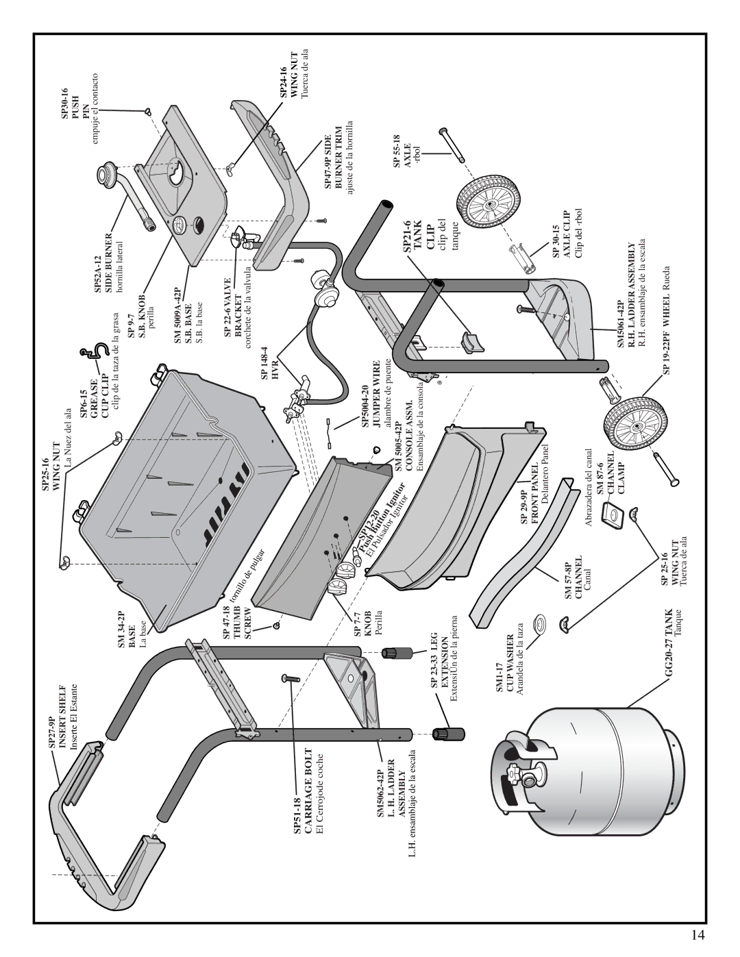 Fiesta EZT34545-P303 manual Tank Clip 