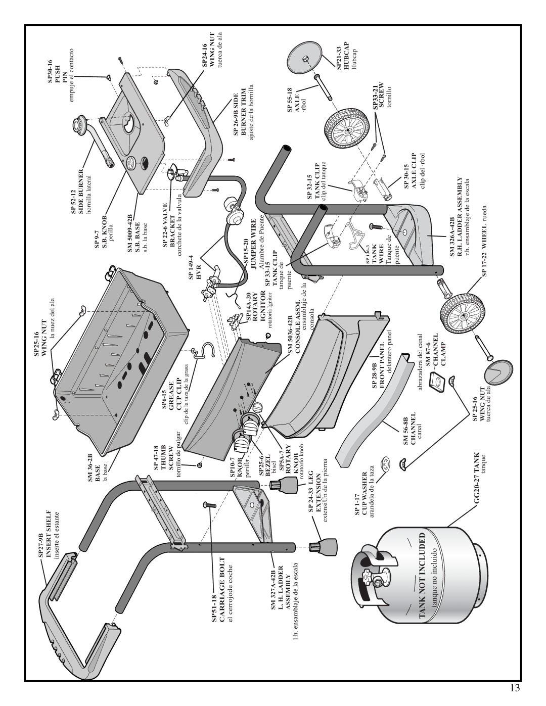 Fiesta EZT40050-B416 manual Carriagebolt 