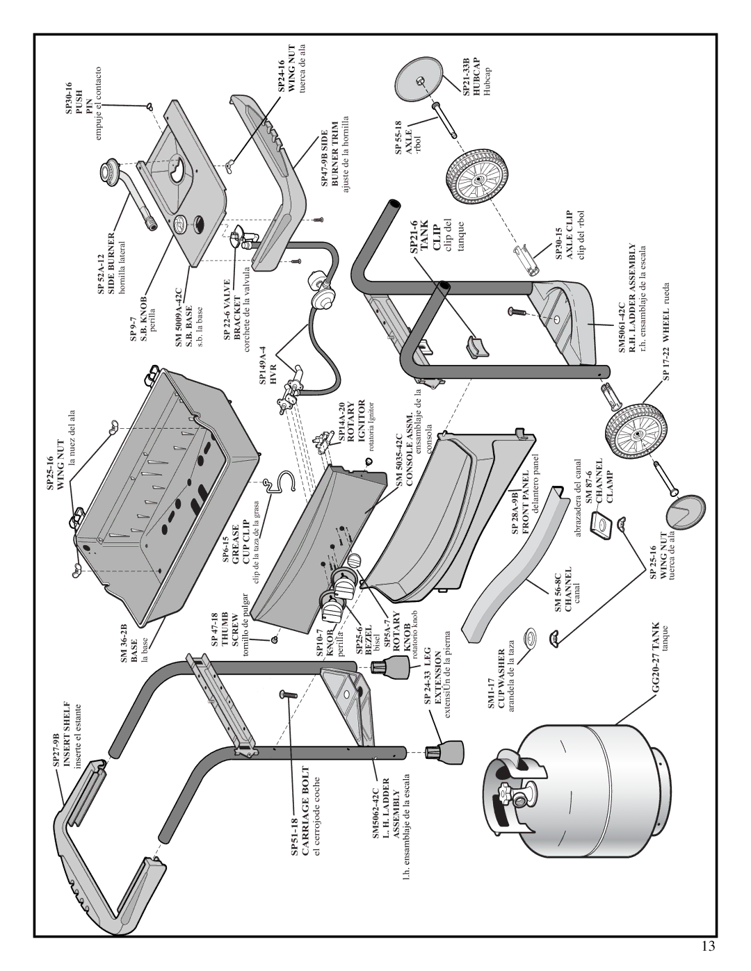 Fiesta EZT40050-BC307 manual Carriagebolt 