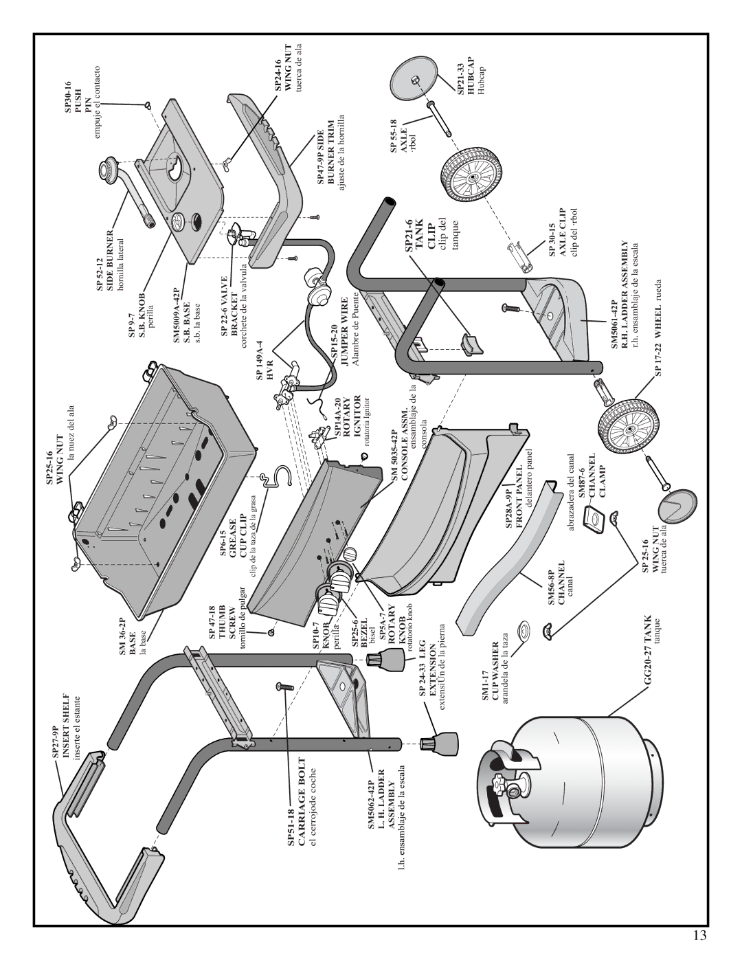 Fiesta EZT40050-P308 manual Carriagebolt 