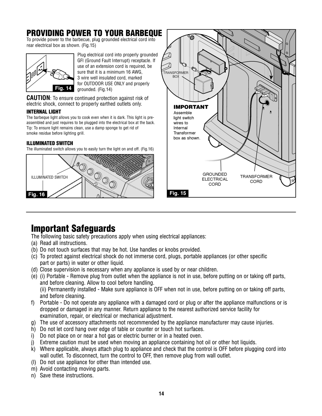 Fiesta FG50057 manual Internal Light 