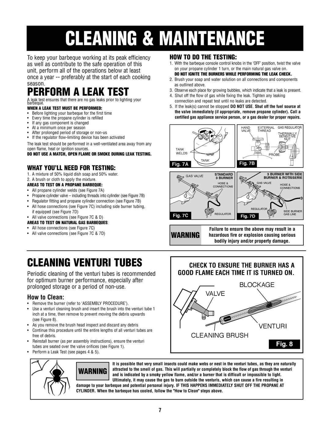 Fiesta FG50057 manual Perform a Leak Test, HOW to do the Testing, What YOU’LL Need for Testing 