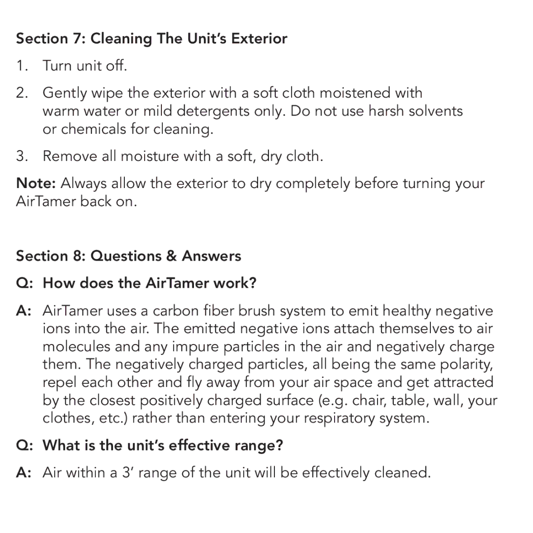 FilterStream A300 important safety instructions 