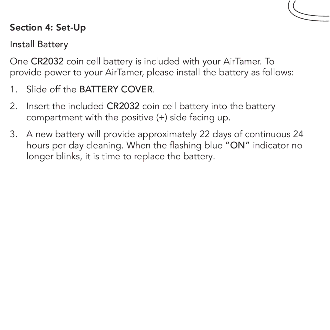 FilterStream A300 important safety instructions Set-Up Install Battery 