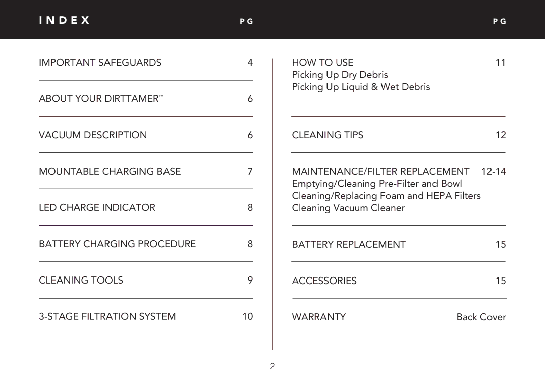 FilterStream V2100 instruction manual D E, Cleaning Tips MAINTENANCE/FILTER Replacement 