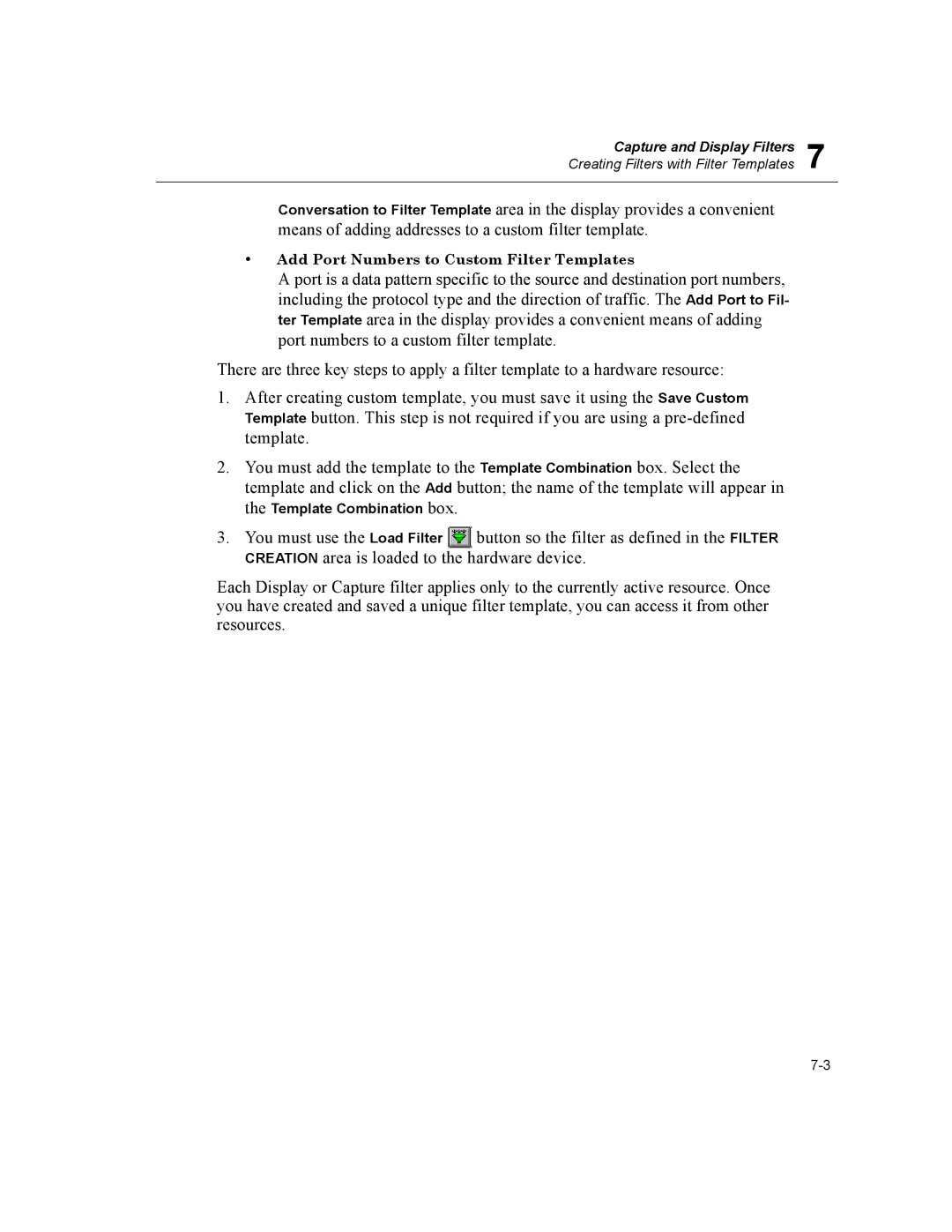 Finisar Surveyor manual Add Port Numbers to Custom Filter Templates 