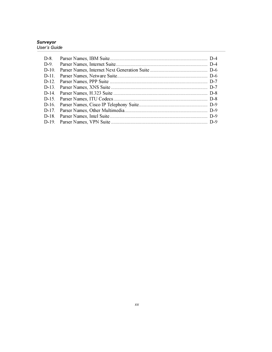 Finisar Surveyor manual 