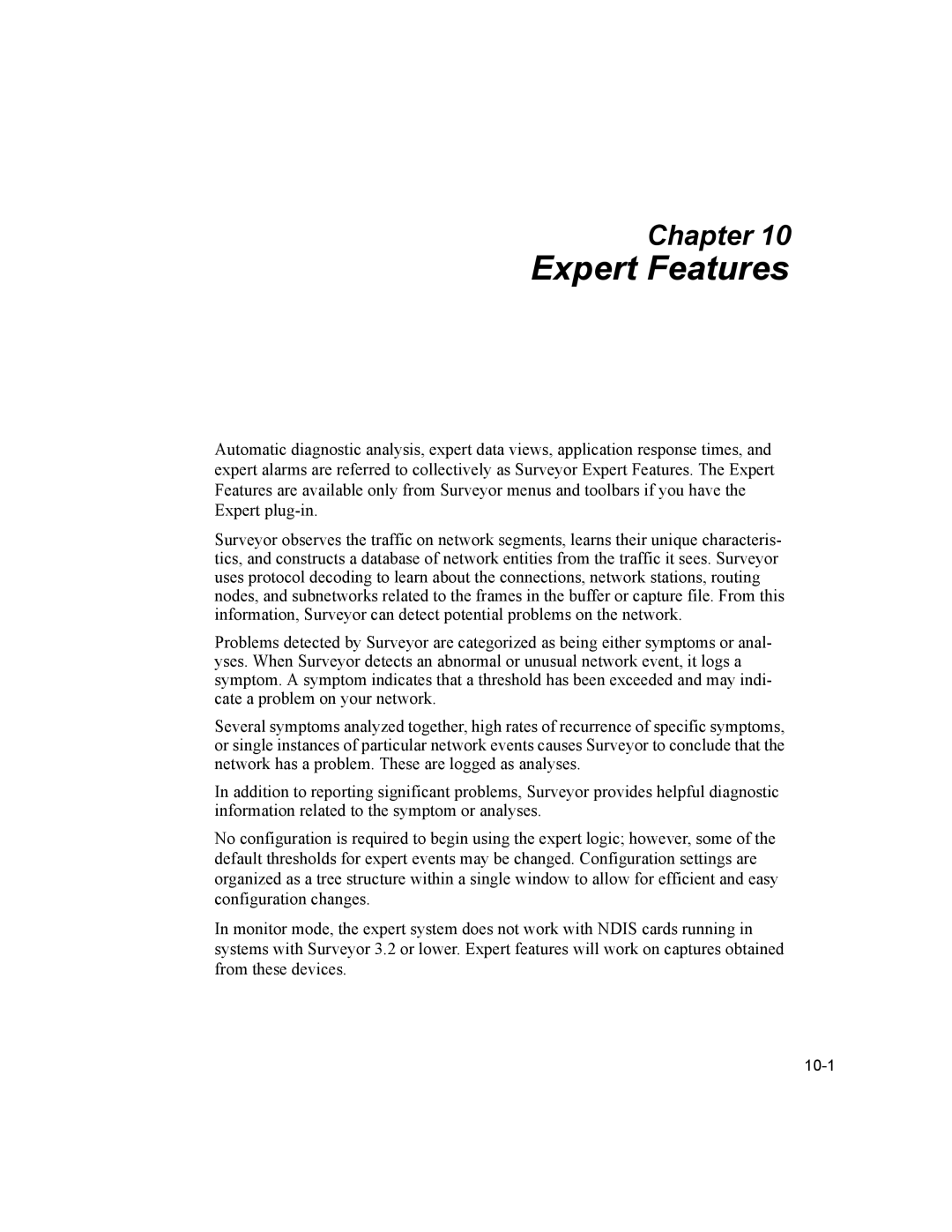 Finisar Surveyor manual Expert Features 