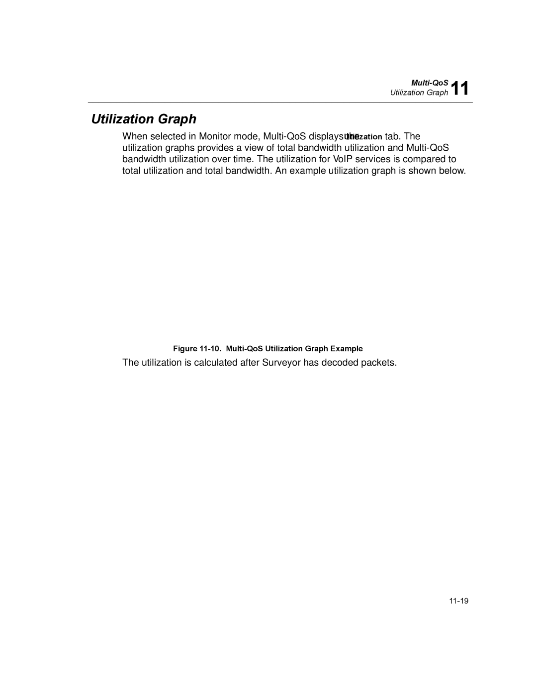 Finisar Surveyor manual Multi-QoS Utilization Graph Example 