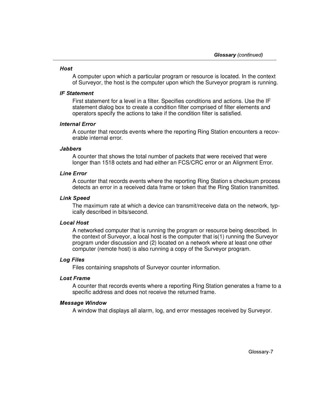 Finisar Surveyor manual Log Files 