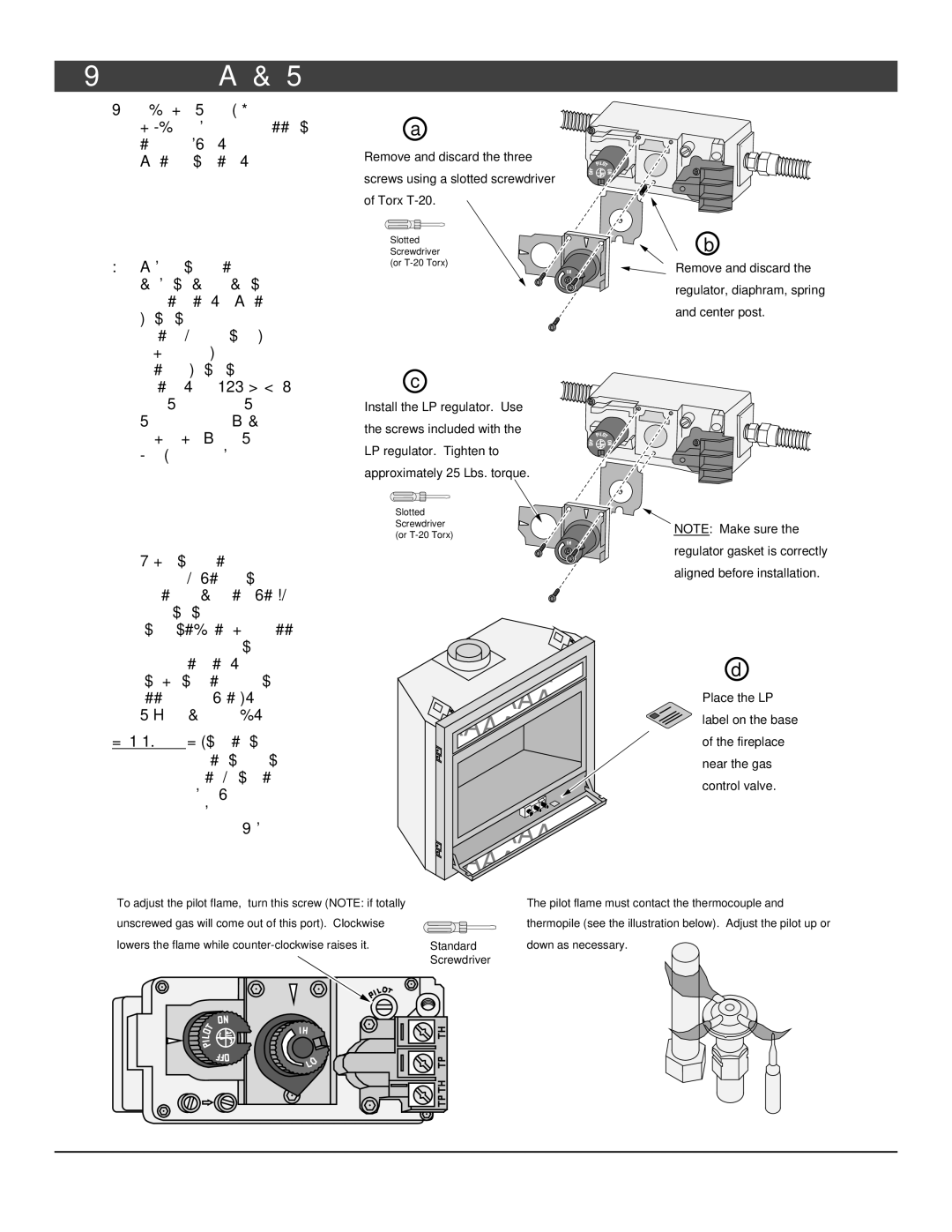 FireplaceXtrordinair 864 HH installation manual Slotted Screwdriver Or T-20 Torx 