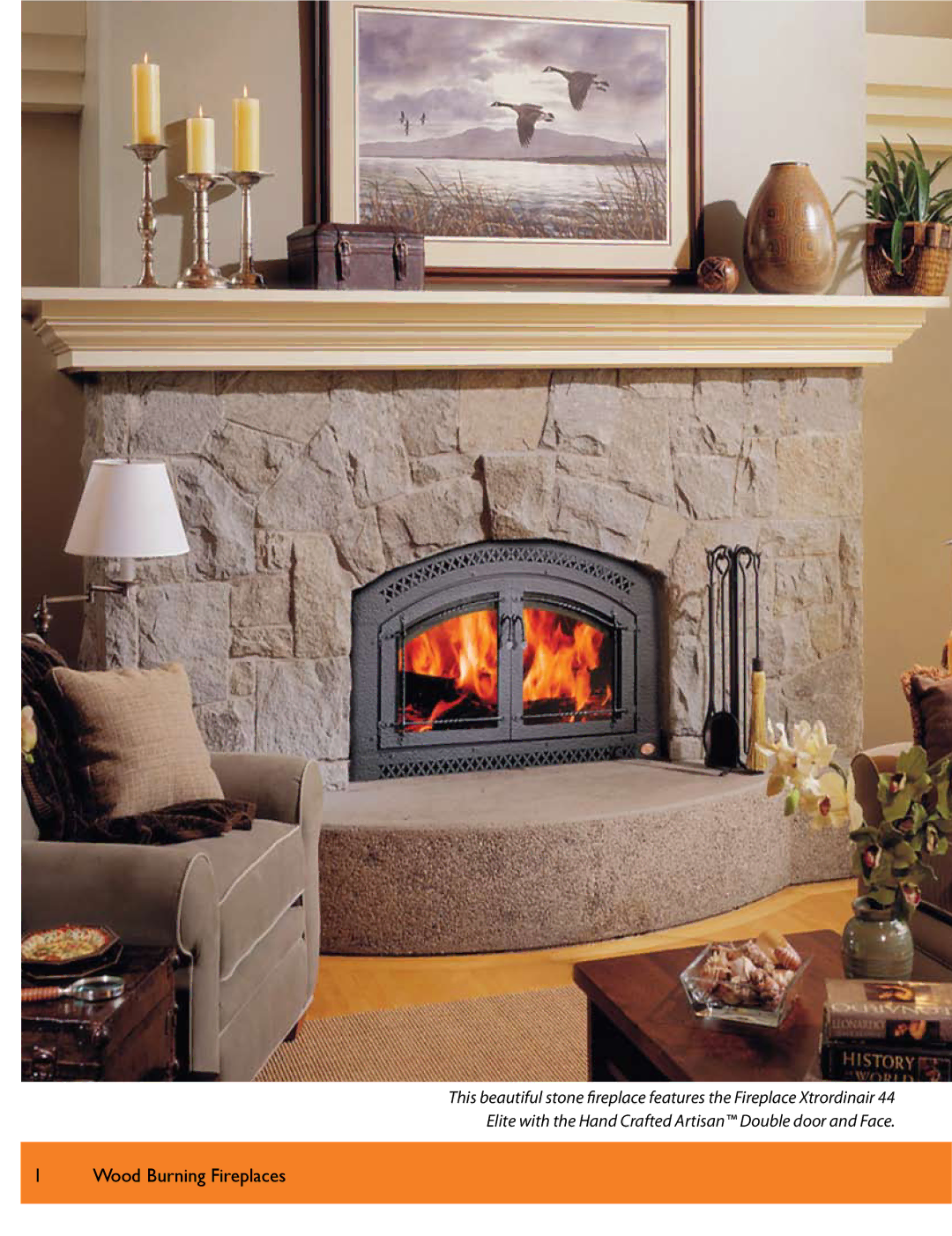 FireplaceXtrordinair FPX 44 manual Wood Burning Fireplaces 