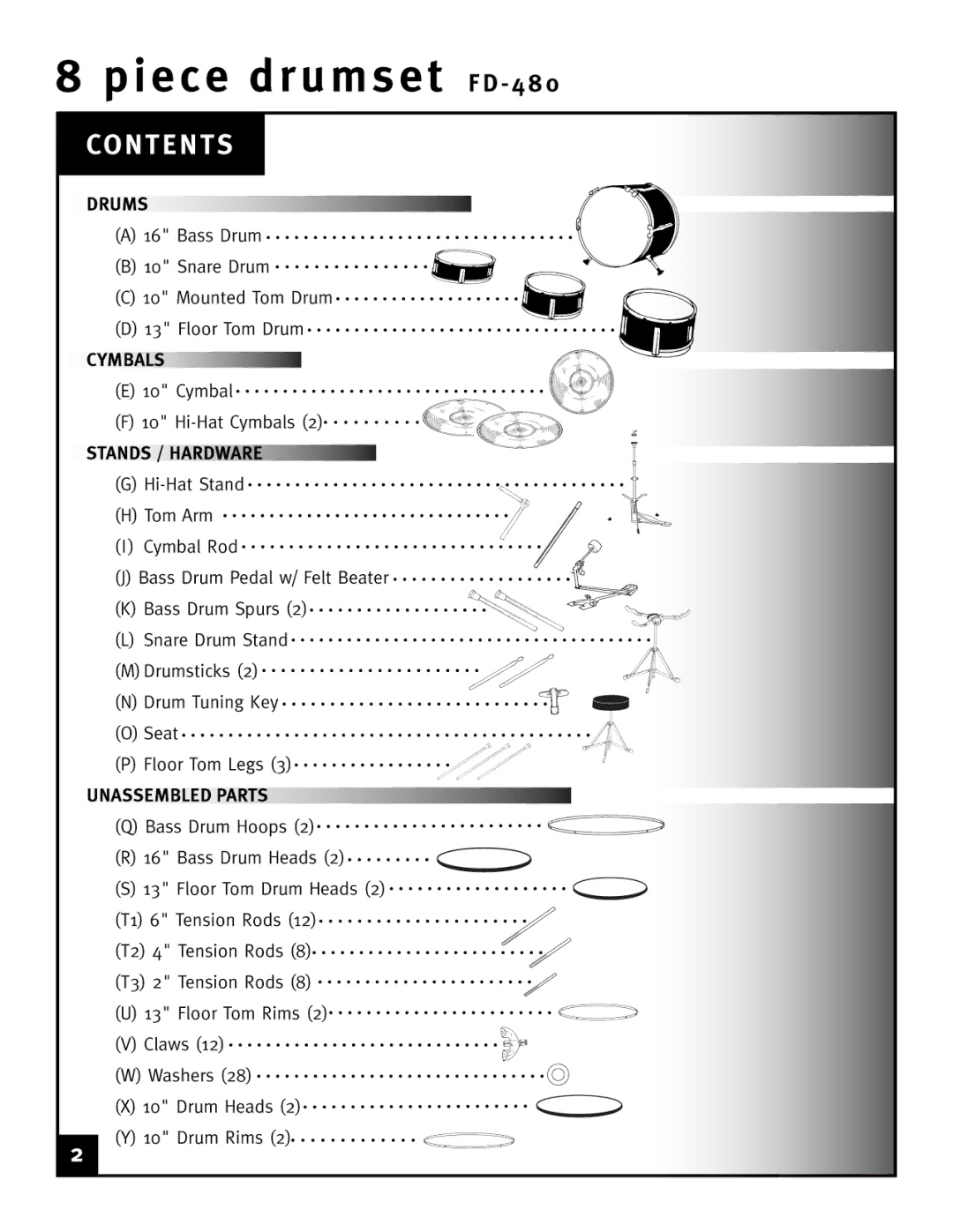 First Act FD-480 manual 