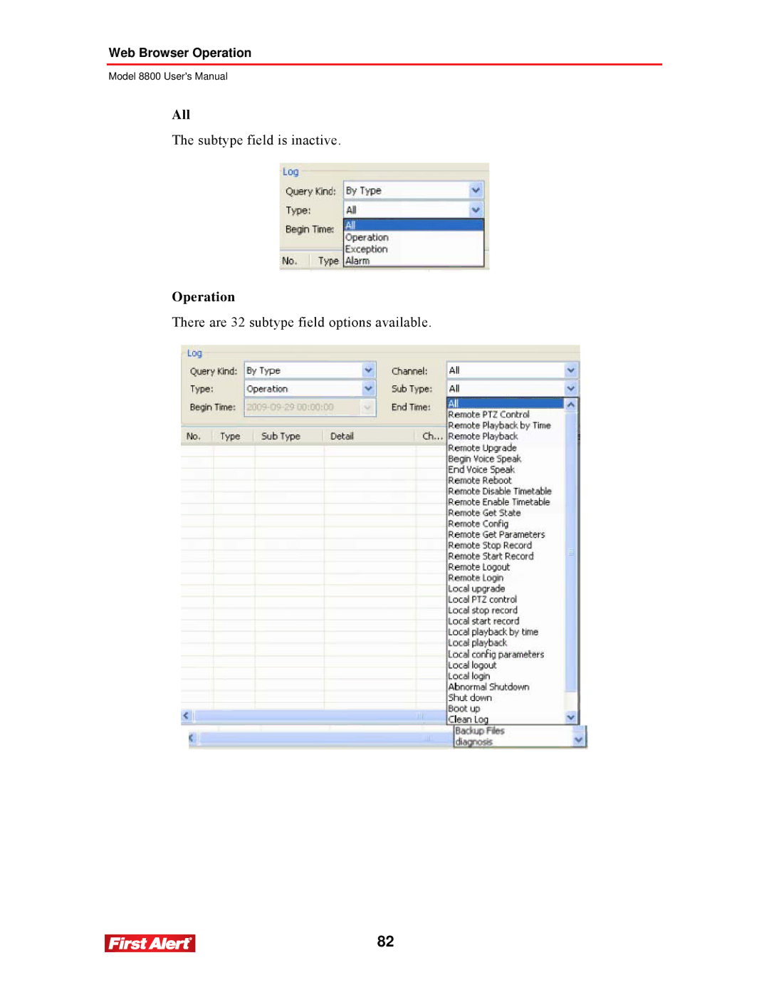 First Alert 8800 user manual All 