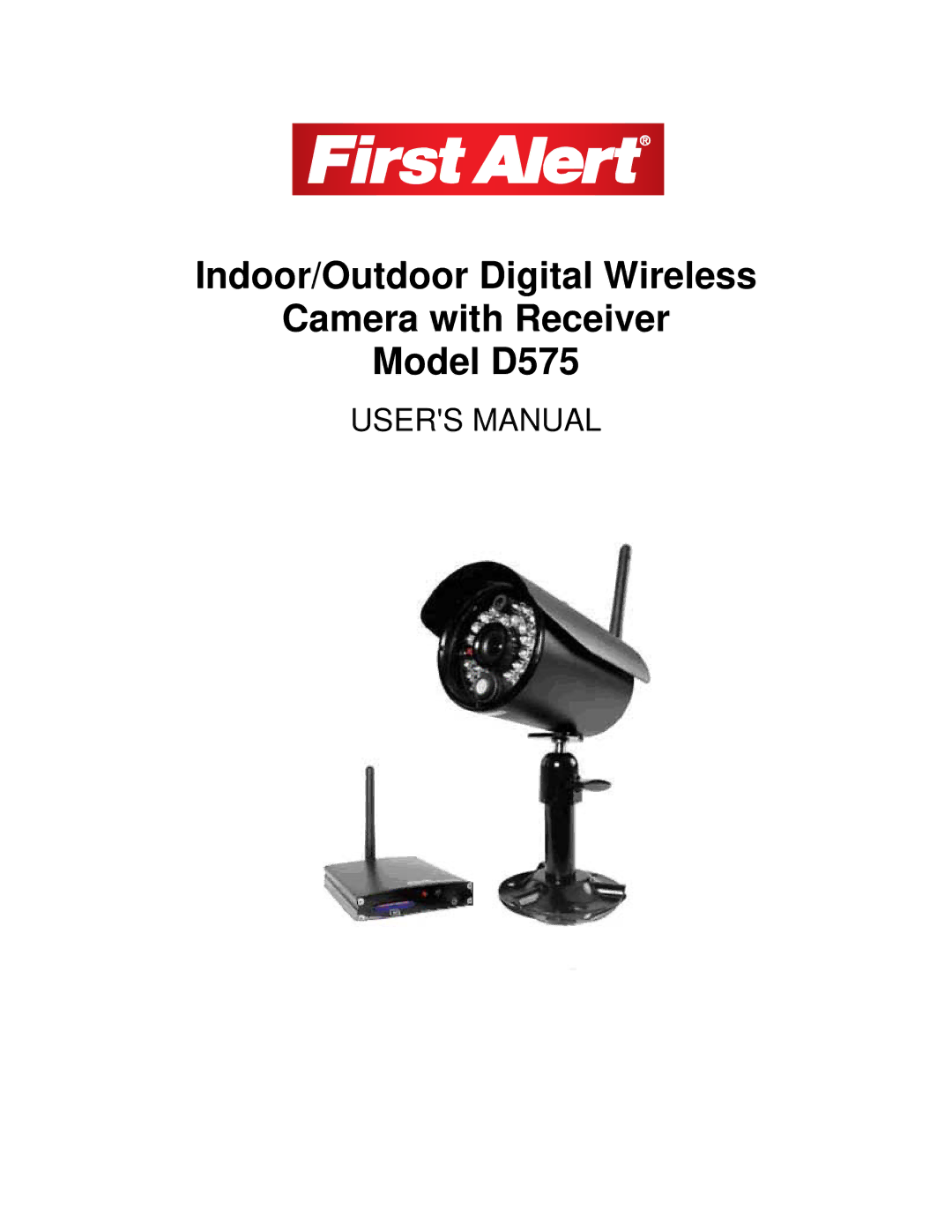 First Alert D575 user manual 