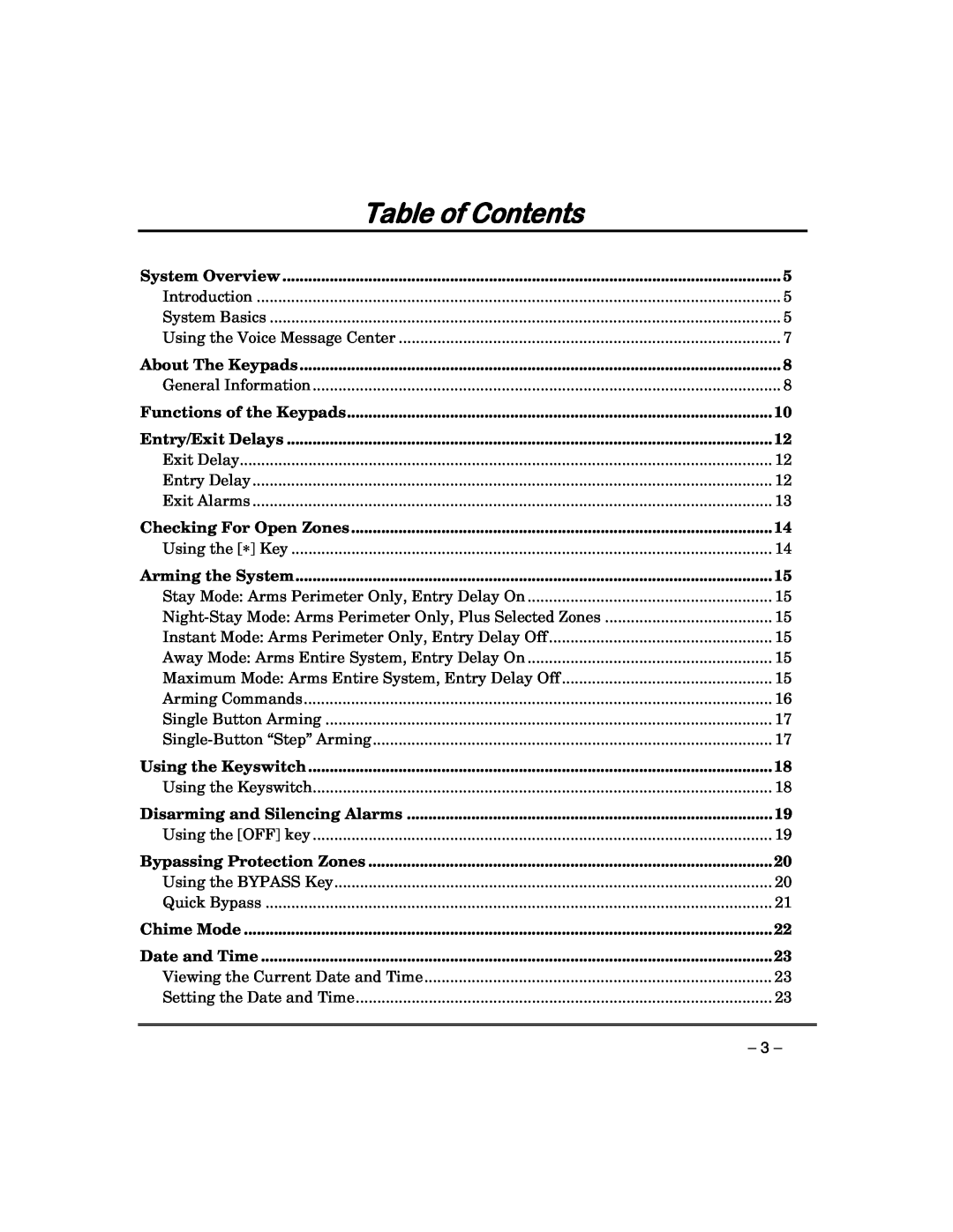 First Alert FA168CPSSIA, FA148CPSIA manual Table of Contents 