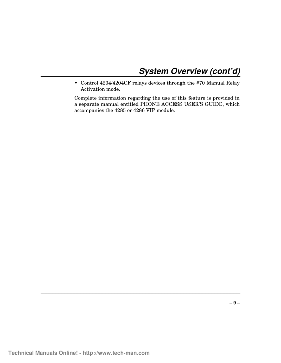 First Alert FA1600C/CA/CB, fa1600c technical manual System Overview cont’d 