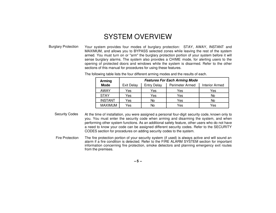 First Alert FA162C user manual Away, Stay, Instant, Maximum 