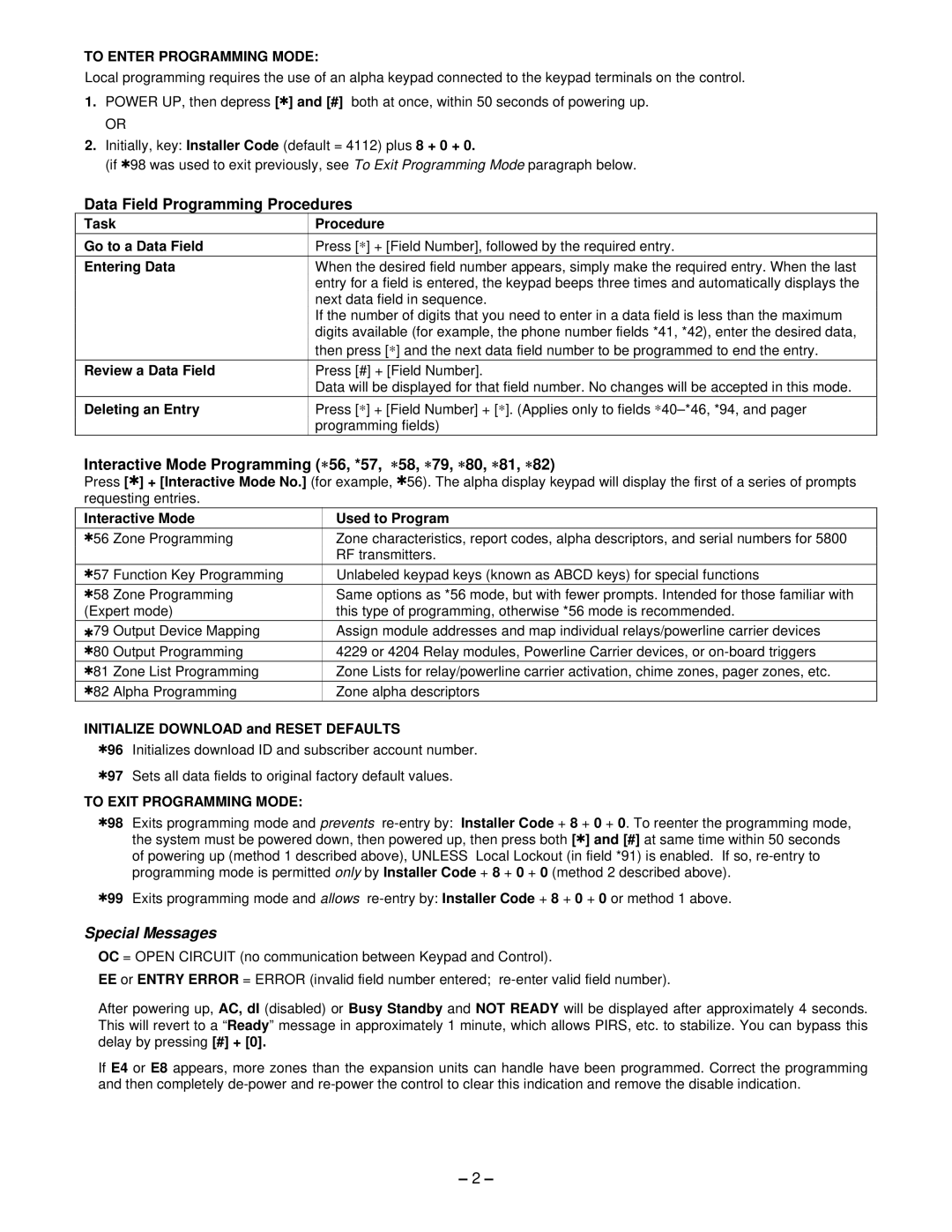 First Alert FA168C-CN, FA168CP-CN manual To Enter Programming Mode, To Exit Programming Mode 