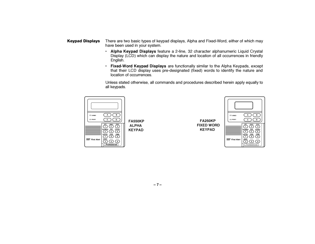 First Alert FA2000C manual Ekgl 