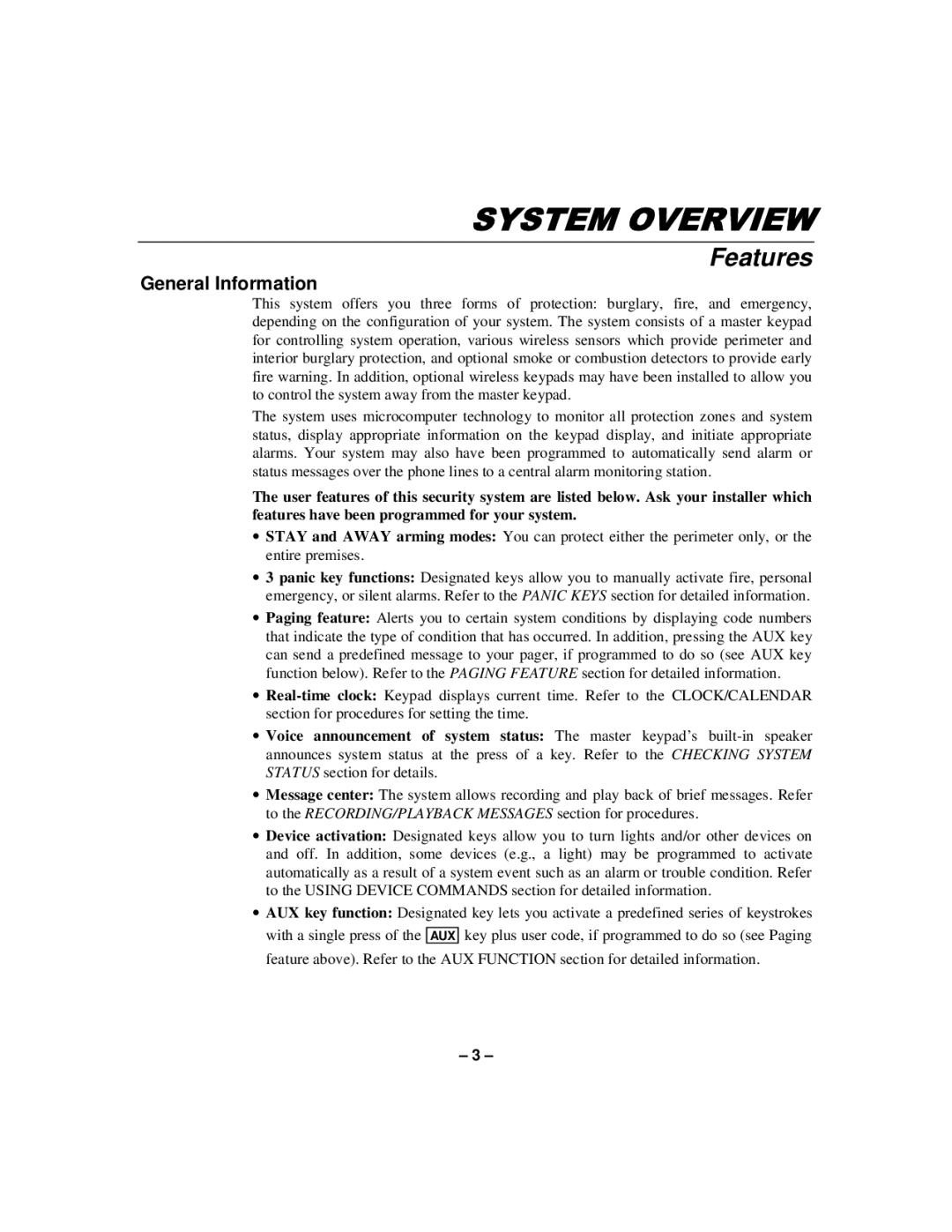 First Alert N8891-1 manual Features, General Information 