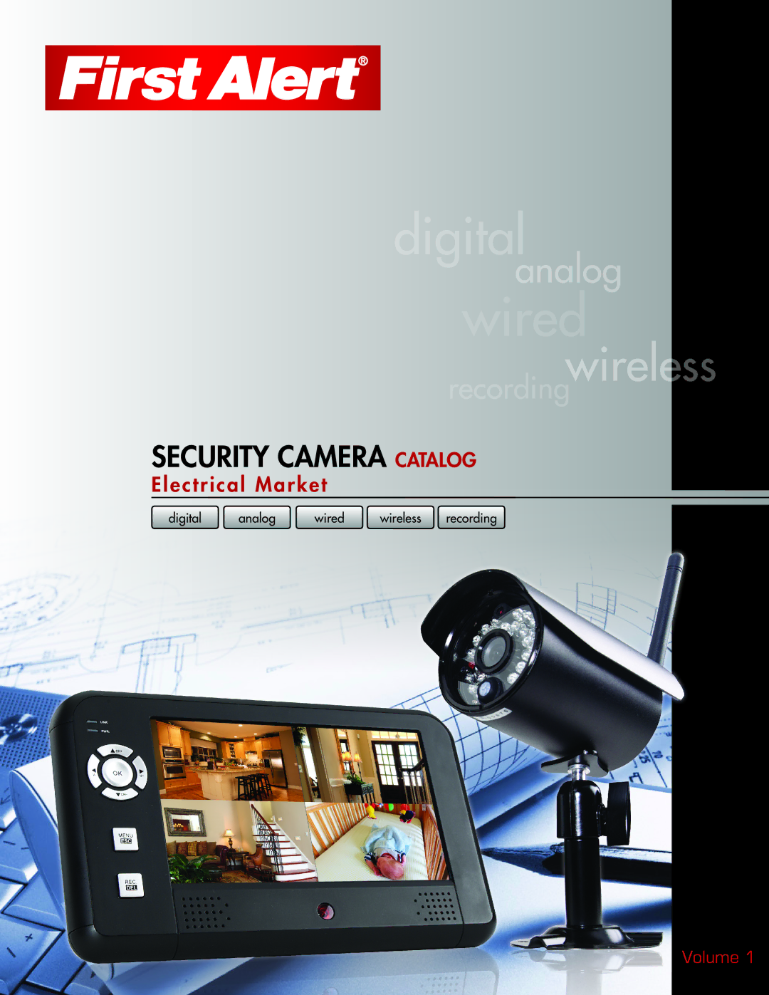 First Alert Security Camera manual Wired 