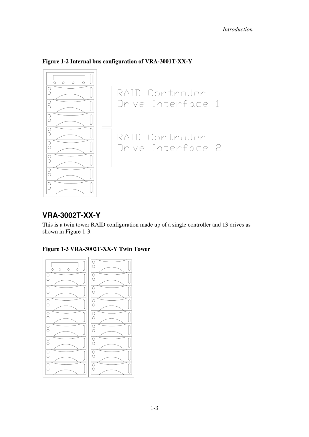 First Virtual Communications 3000 user manual VRA-3002T-XX-Y, Internal bus configuration of VRA-3001T-XX-Y 