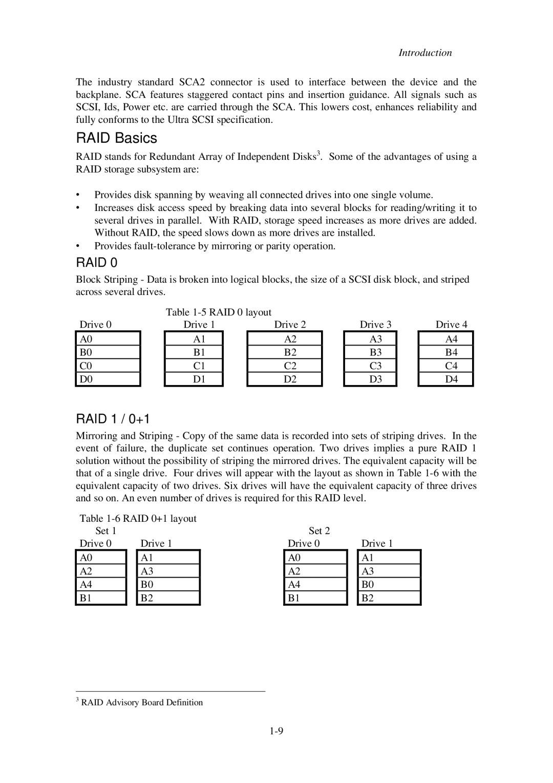 First Virtual Communications 3000 user manual RAID Basics, RAID 1 / 0+1 