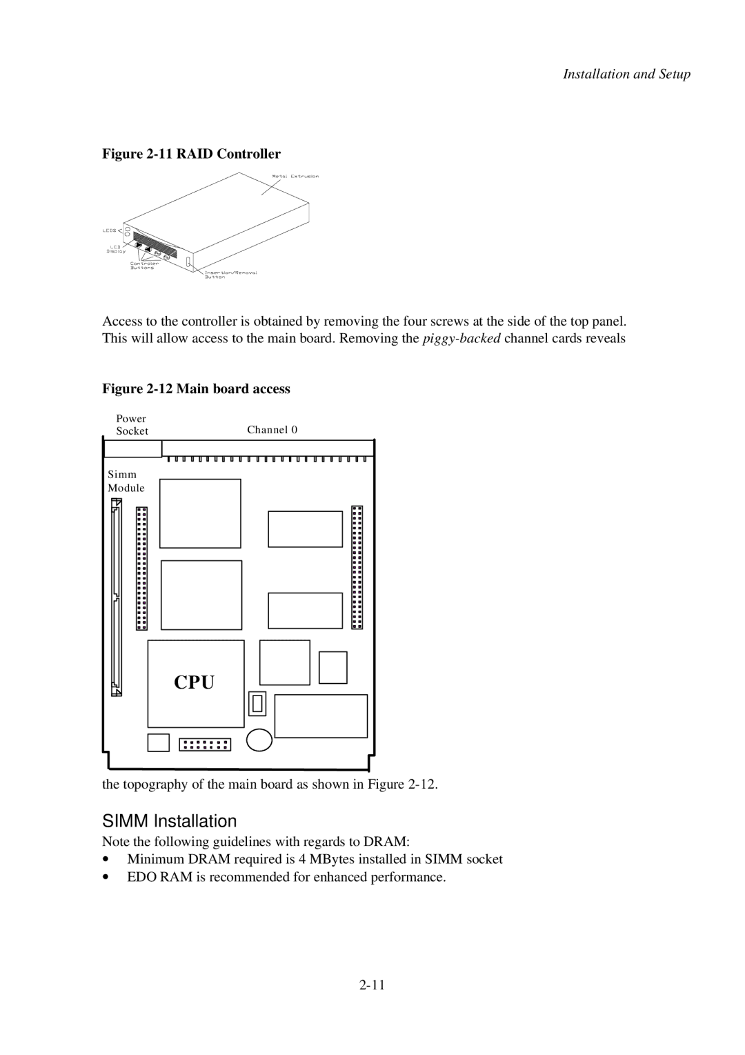 First Virtual Communications 3000 user manual RAID Controller 